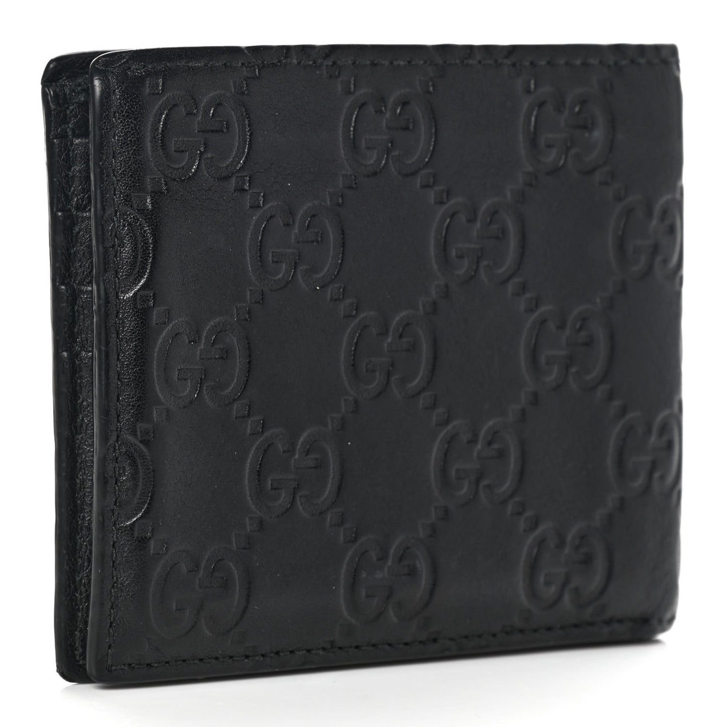 Guccissima Bi-Fold Wallet Black