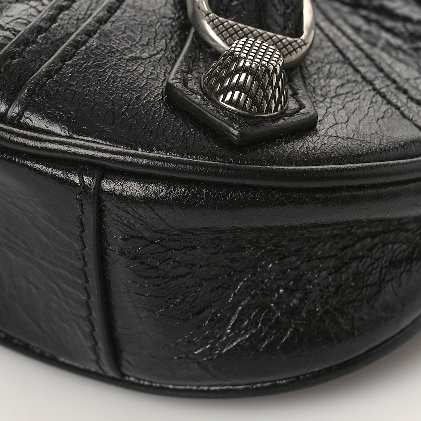 Agneau Arena Le Cagole Mini Purse With Chain Black