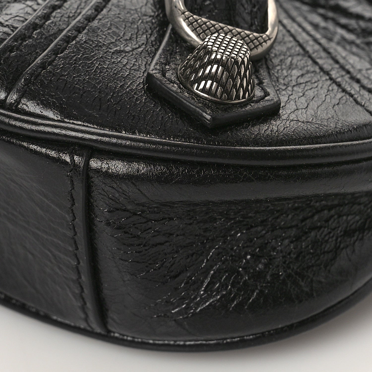 Balenciaga Agneau Arena Le Cagole Mini Purse With Chain Black 8 of 8