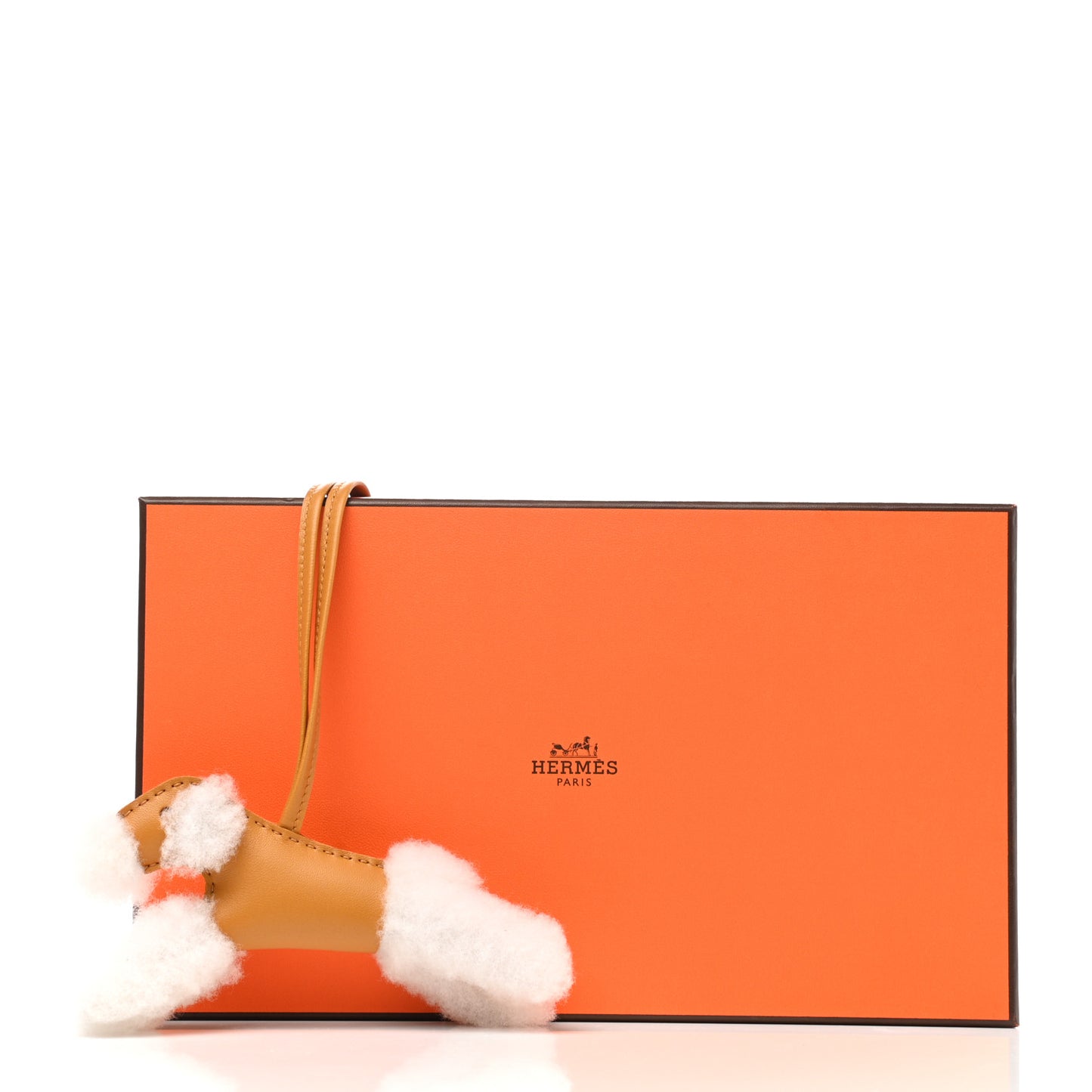 Milo Lambskin Shearling Budy Charm Biscuit