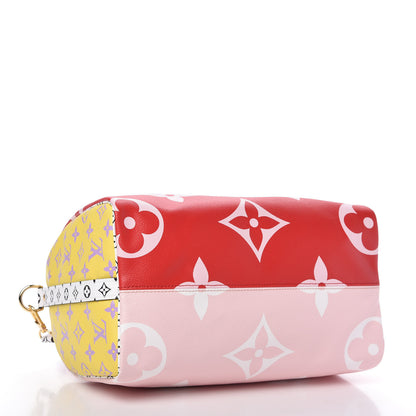 Louis Vuitton Monogram Giant Speedy Bandouliere 30 Rouge 4 of 9