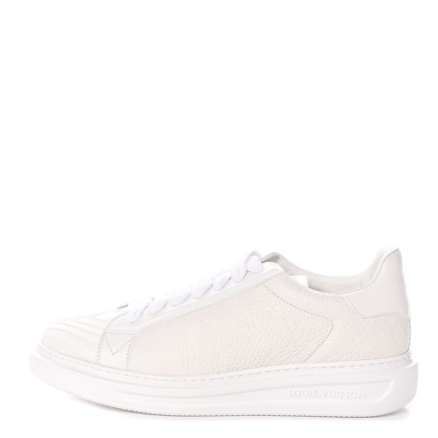 Louis Vuitton Calfskin Monogram Blaster Sneakers 9.5 White 1 of 8