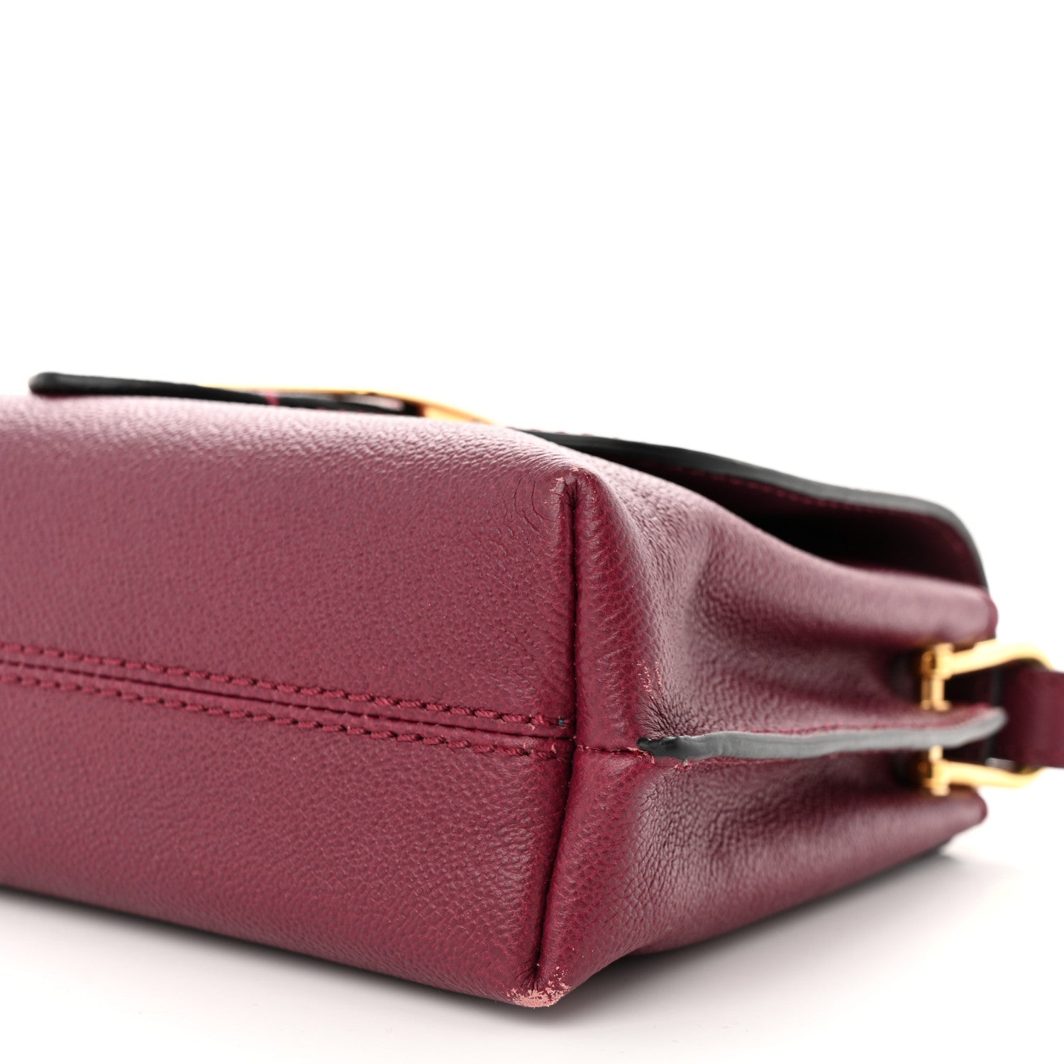 Burberry Soft Grain Calfskin Small Medley Crossbody Dark Plum 10 of 13