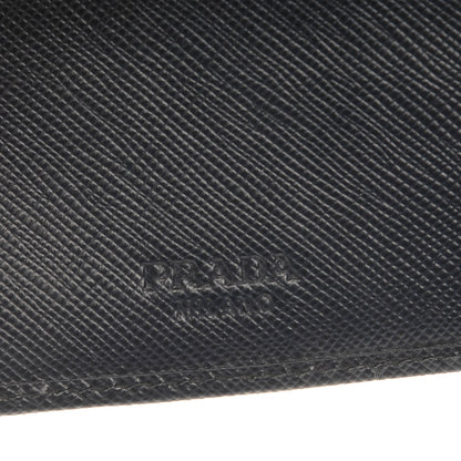 Prada Saffiano Bi-Fold Wallet Baltico 6 of 9