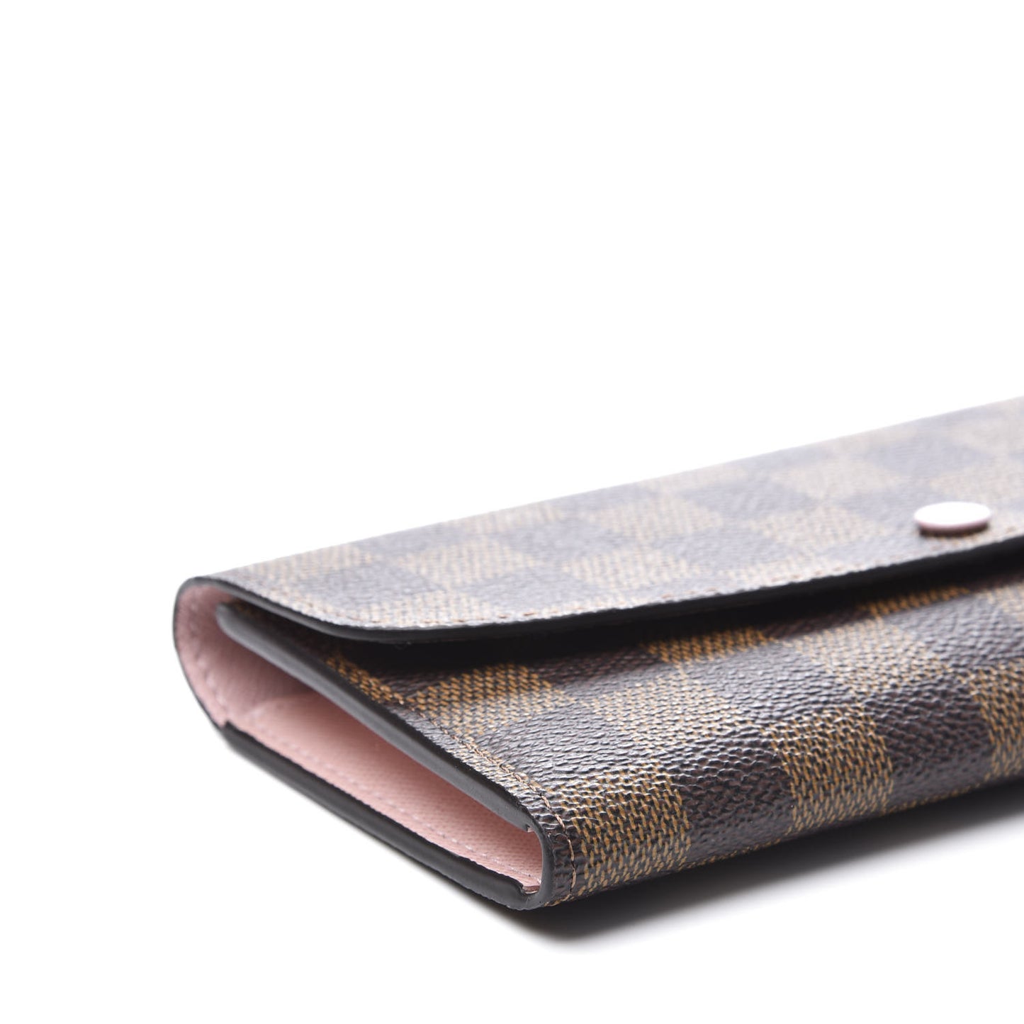 Damier Ebene Emilie Wallet Rose Ballerine