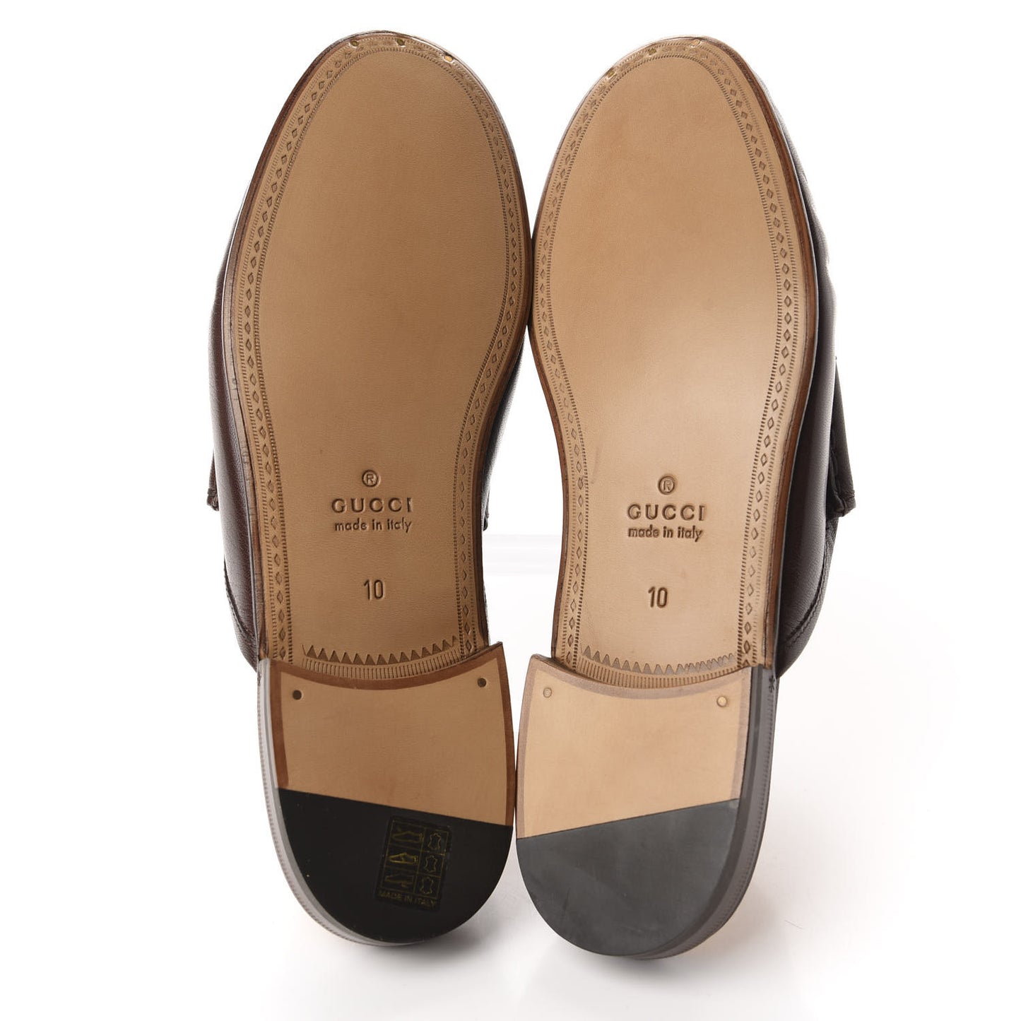 Goatskin Mens Horsebit Slippers 10 Light Brown