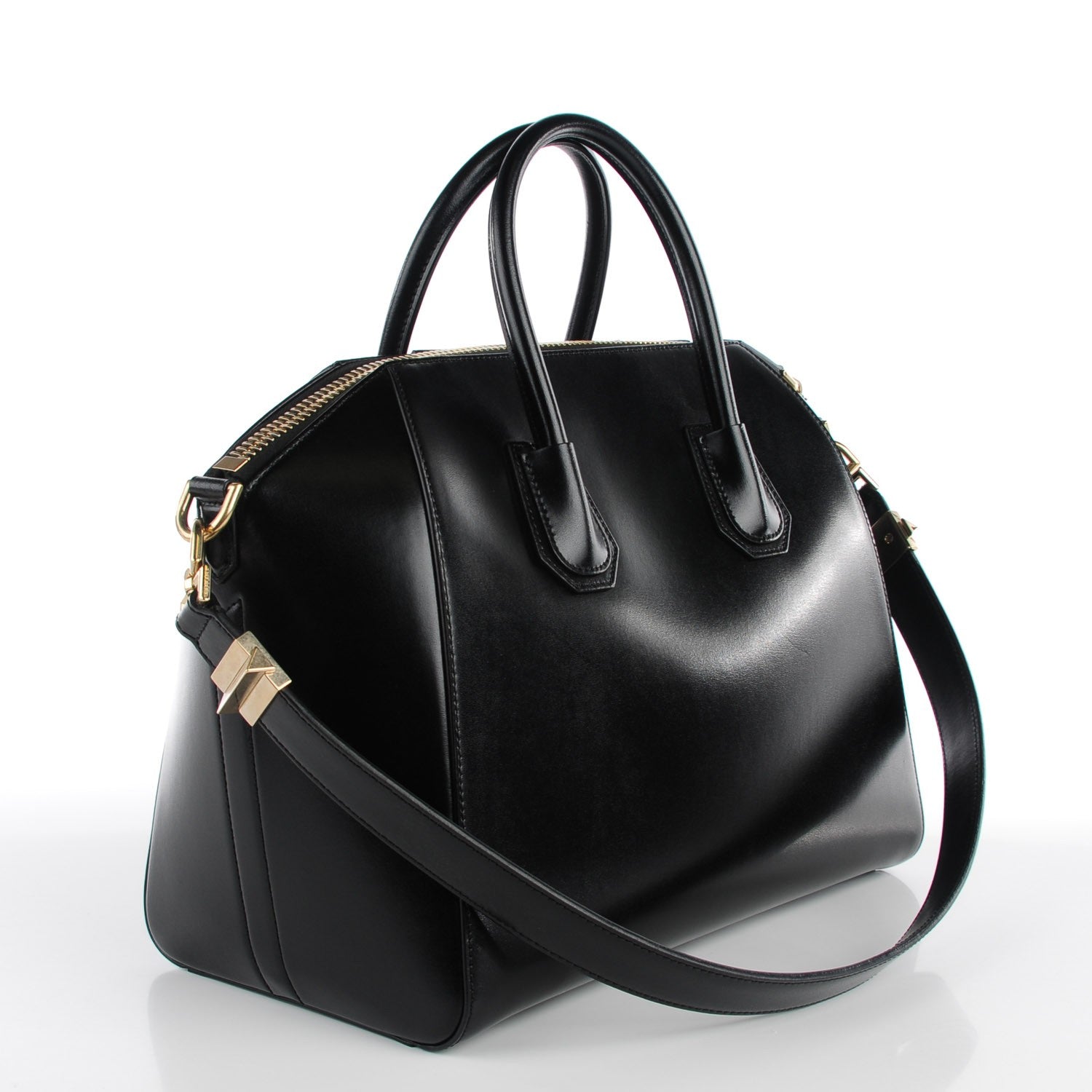 Givenchy Shiny Lord Calfskin Medium Antigona Black 3 of 11