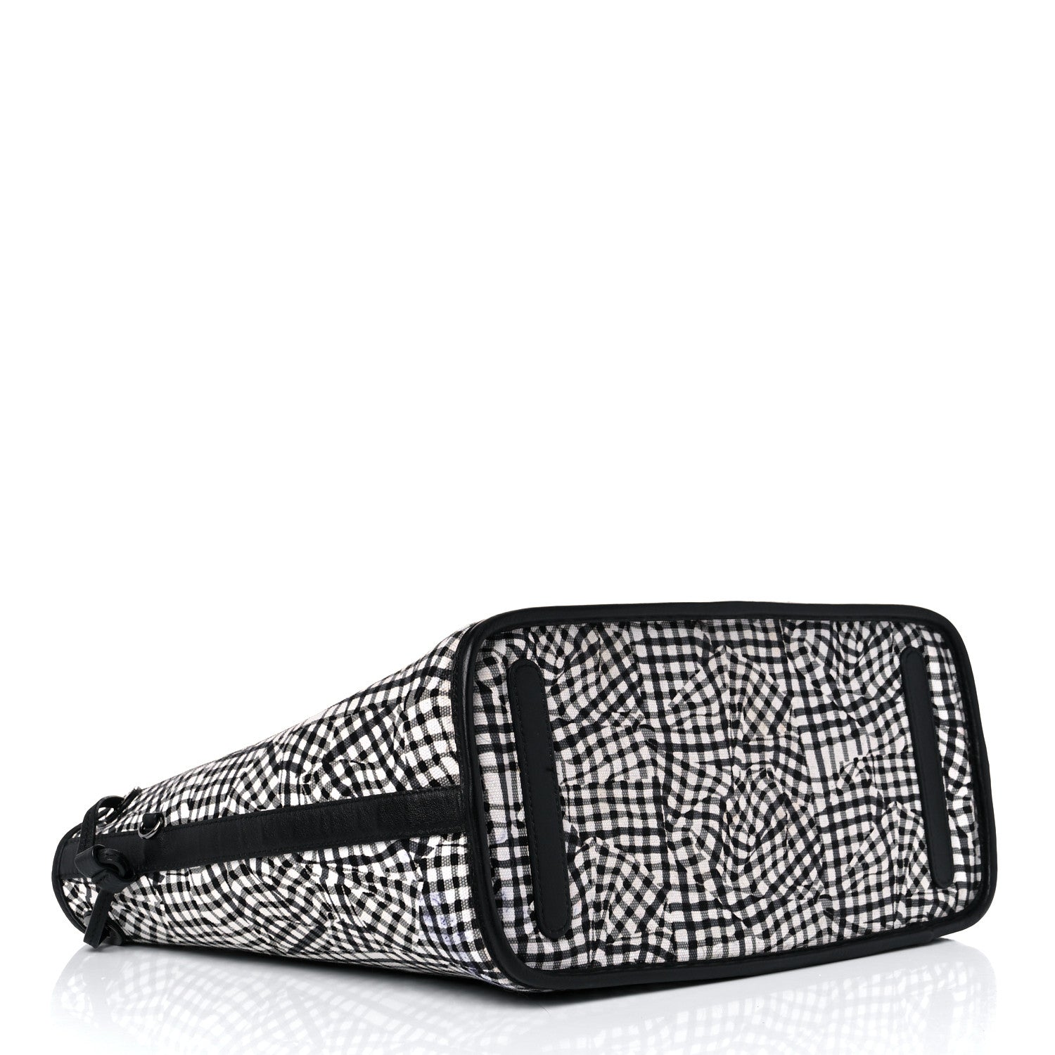 MCM Visetos Medium Liz Reversible Shopper Tote Black 7 of 21