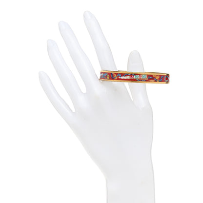 Hermes Enamel Printed Narrow Fan Bracelet 65 2 of 6