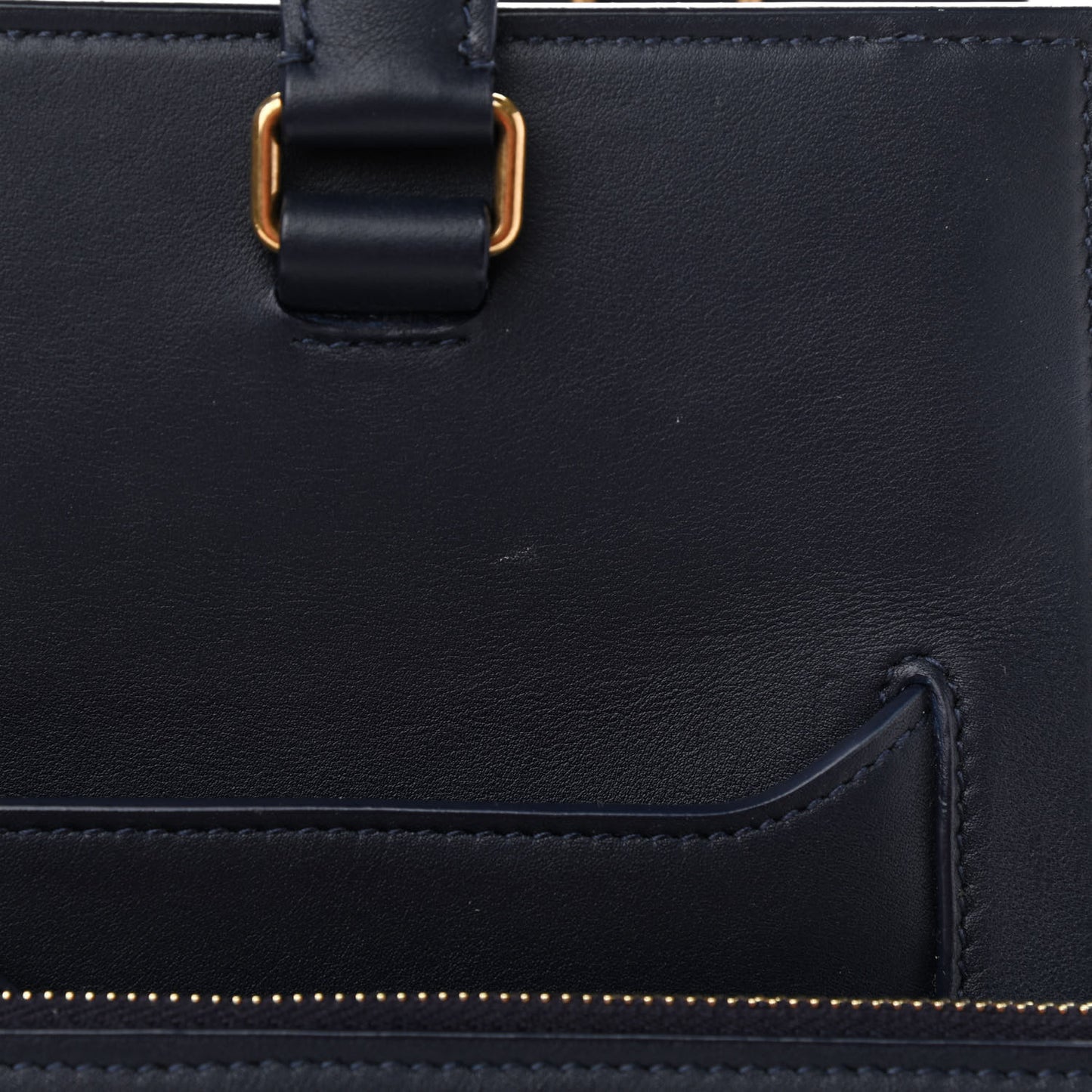 Smooth Calfskin Small East Side Tote Black