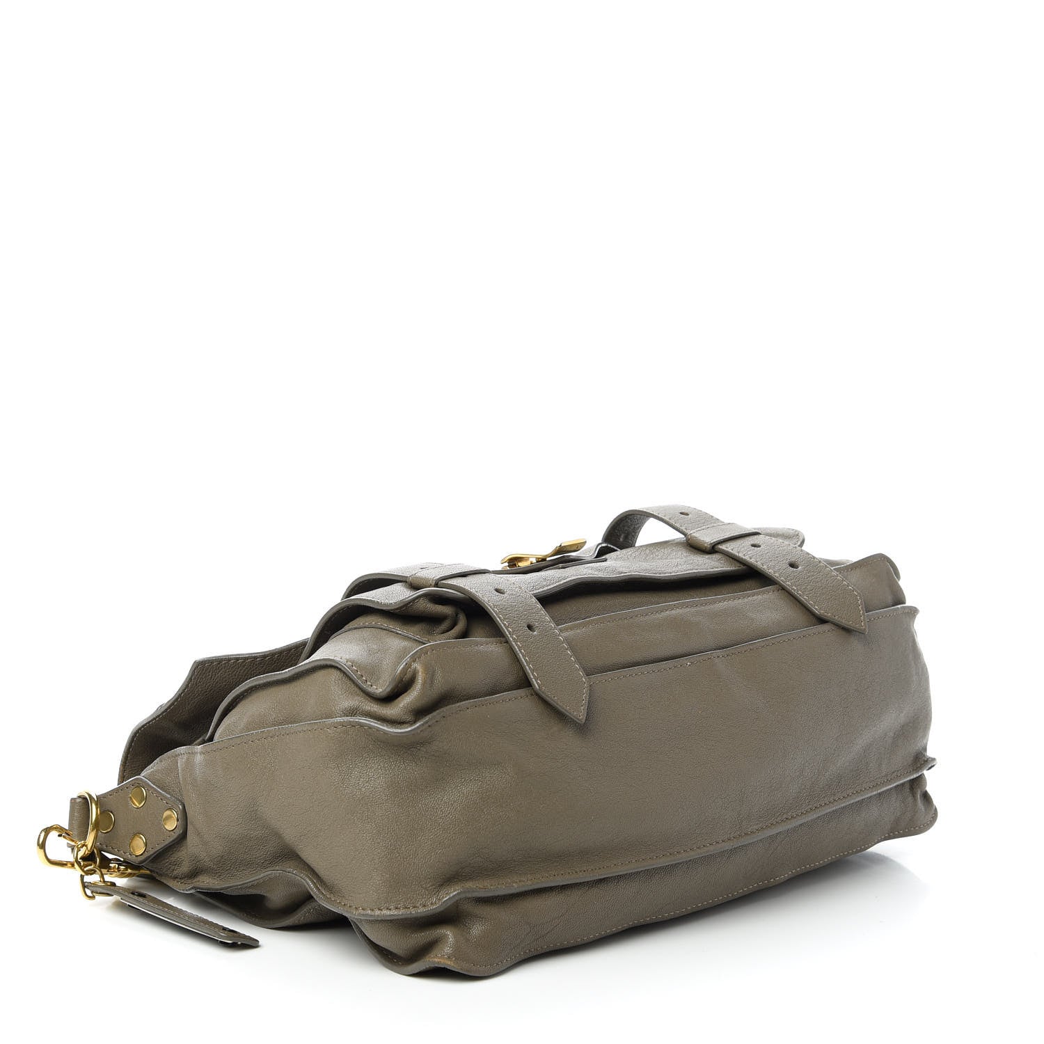 Proenza Schouler Lambskin PS1 Satchel Dark Olive 4 of 13