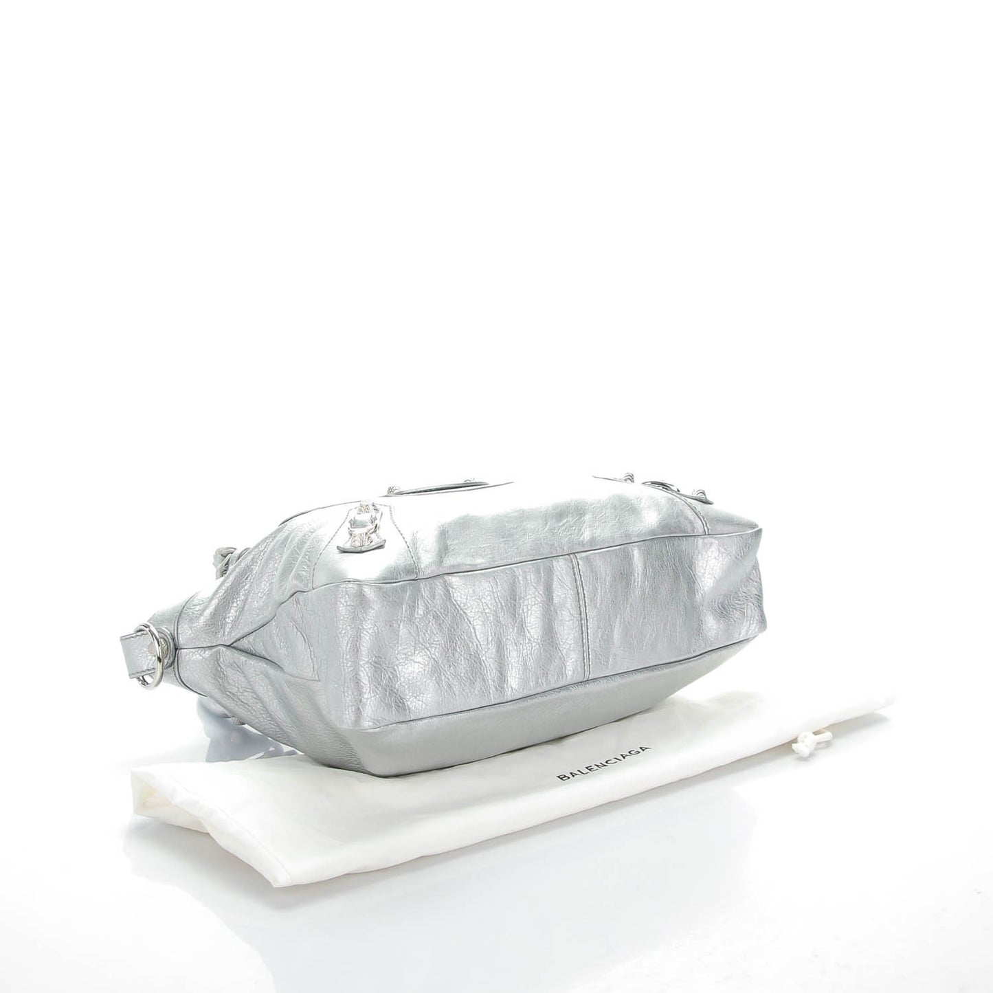 Agneau Giant 12 Silver Hardware Town Gris Aluminum