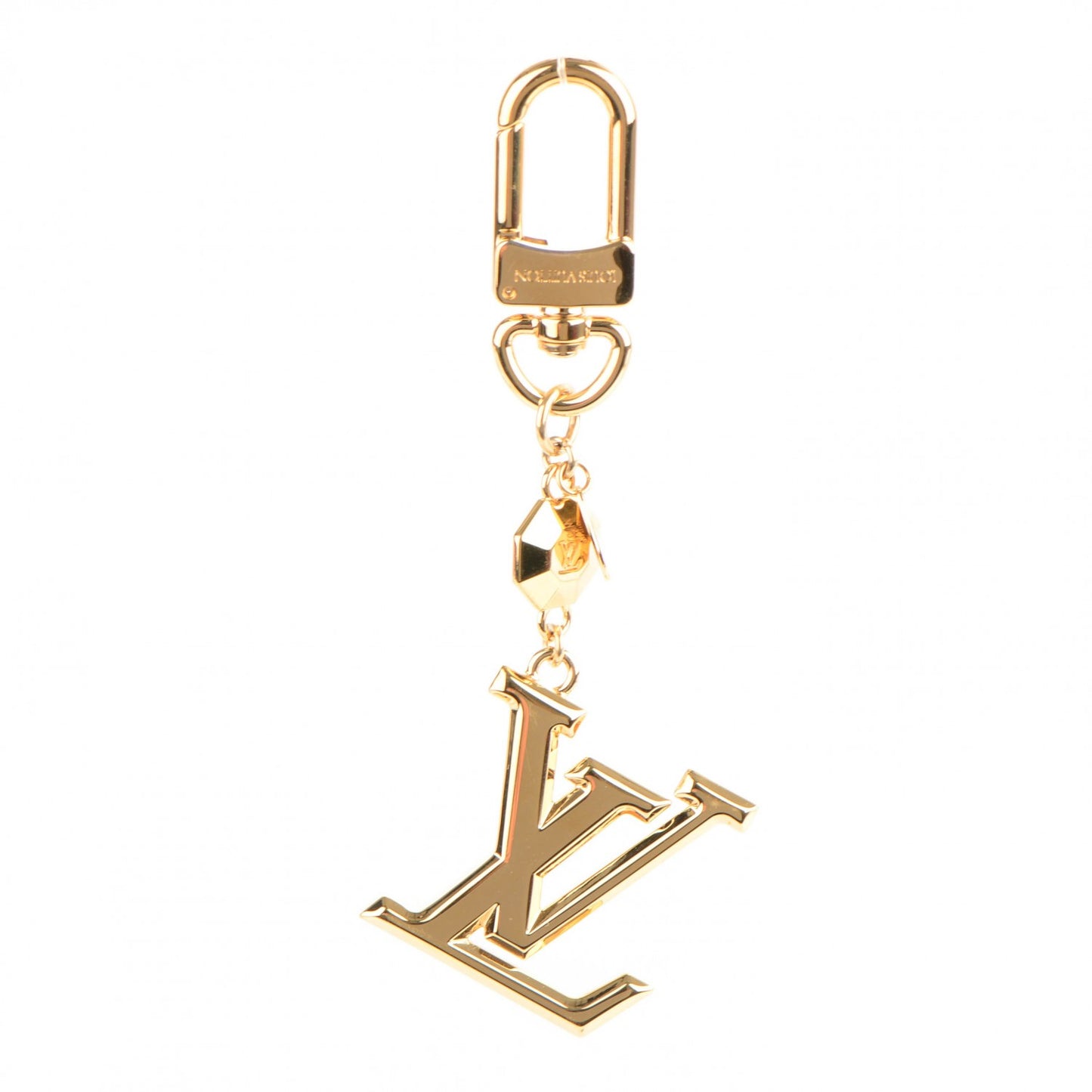 LV Facettes Key Holder Gold