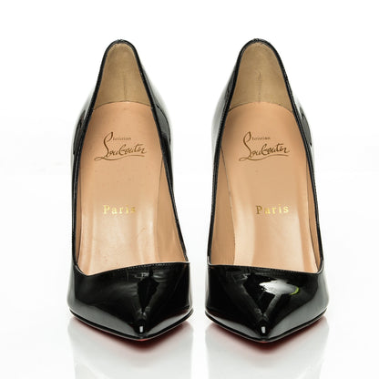 Christian Louboutin Patent Pigalle 100 Pumps 36 Black 2 of 7