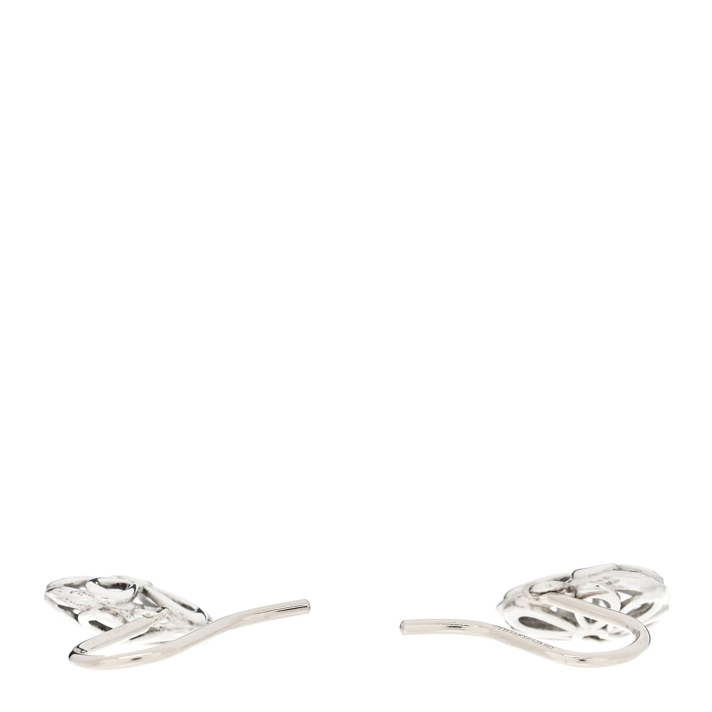 Sterling Silver Enchant Heart Drop Earrings