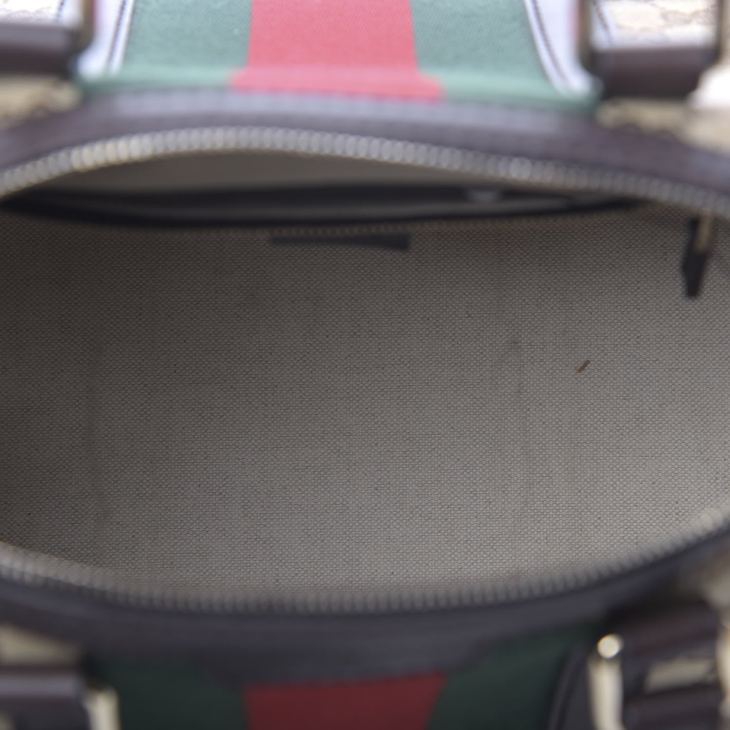 Gucci Monogram Vintage Web Medium Boston Dark Brown 5 of 15