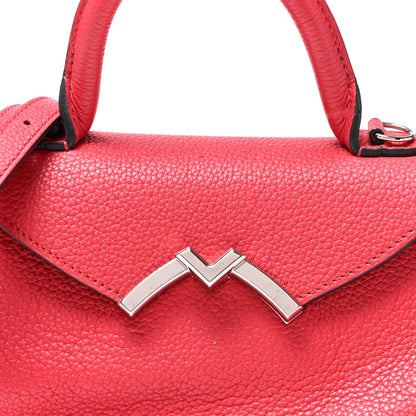 Moynat Taurillon Blush Calfskin Gabby BB Red 7 of 10