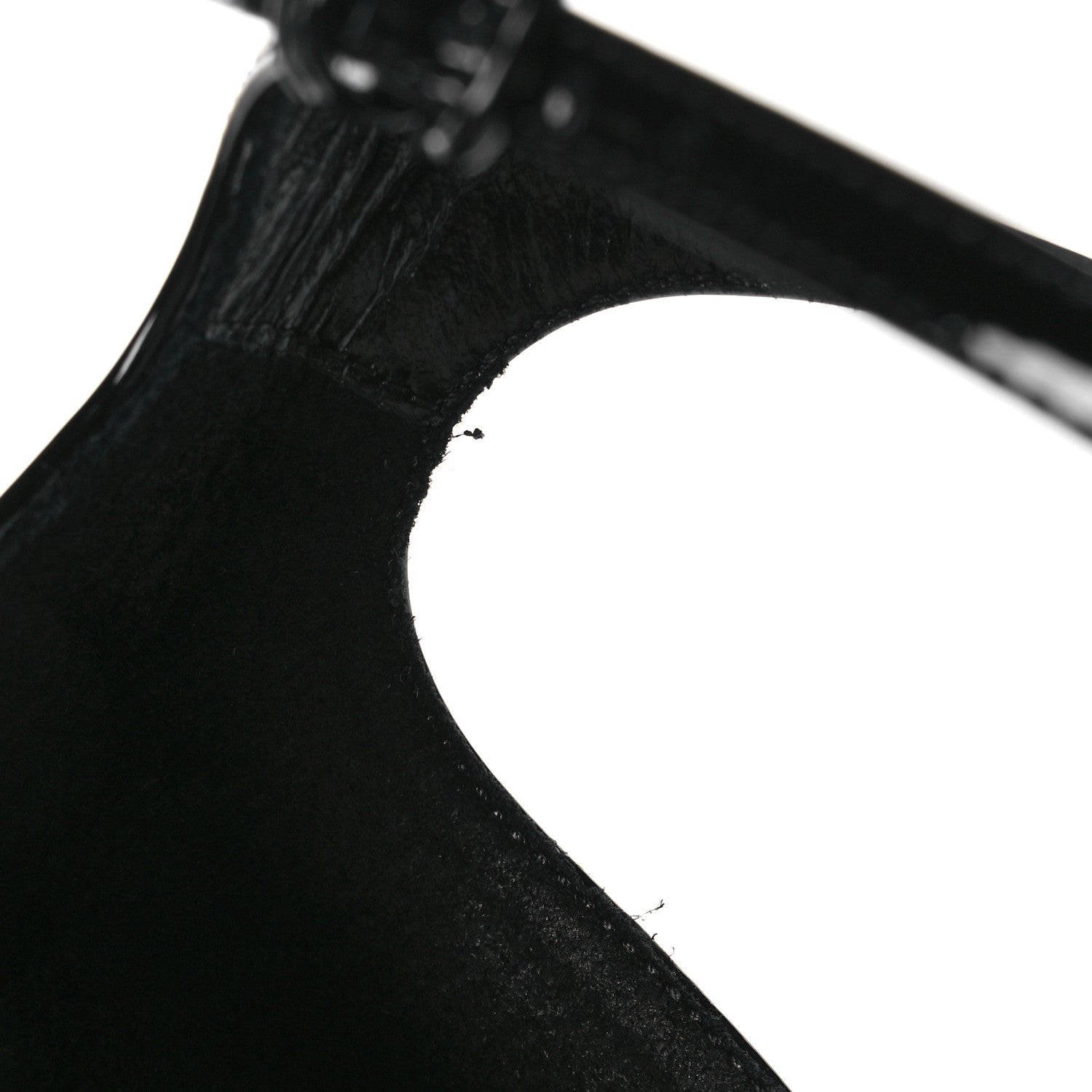 Saint Laurent Patent Calfskin Opyum 85 Sandals 37 Black 10 of 10