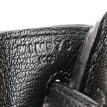 Hermes Togo Birkin 25 Black 7 of 11