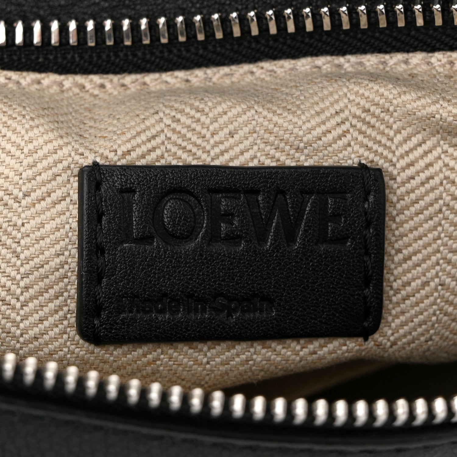 Loewe Calfskin Small Puzzle Bag Black 6 of 9