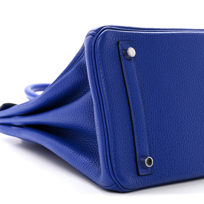 Hermes Togo Birkin 30 Bleu Electrique 9 of 14