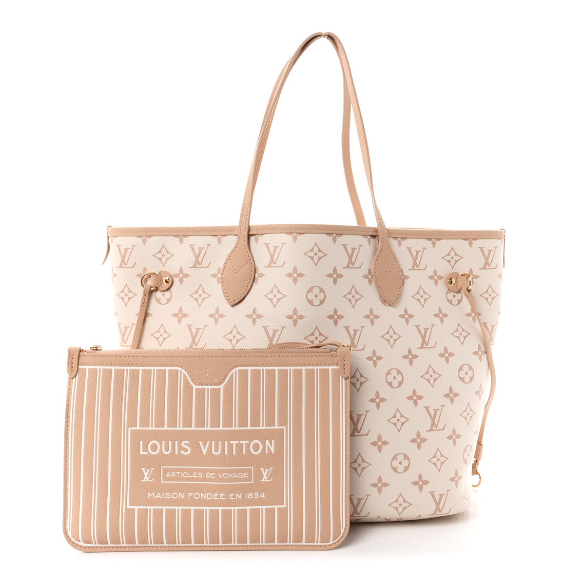 Louis Vuitton Monogram Inside Out Reversible Neverfull MM Dune Hazelnut 4 of 18