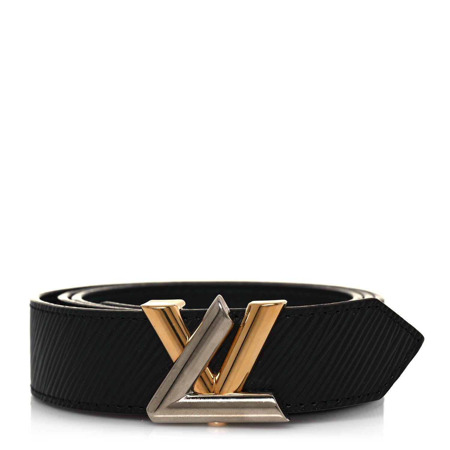 Louis Vuitton Epi 30mm LV Twist Belt 85 34 Black 1 of 5