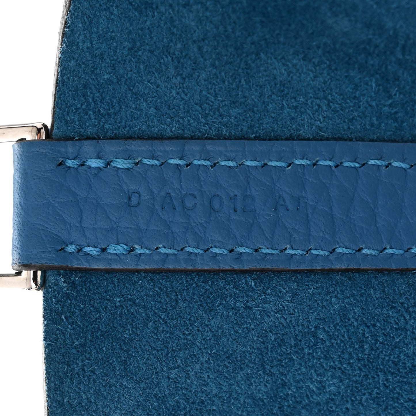 Taurillon Clemence Picotin Lock 22 MM Bleu Zanzibar