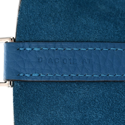 Hermes Taurillon Clemence Picotin Lock 22 MM Bleu Zanzibar 7 of 10
