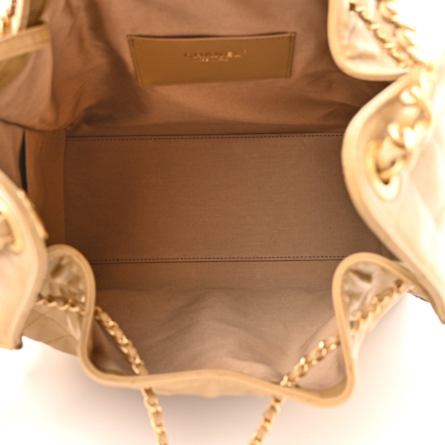 Chanel Caviar Quilted Medium Chanel 25 Handbag Dark Beige 6 of 11