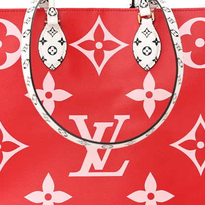 Louis Vuitton Monogram Giant Onthego Rouge Rose 7 of 12