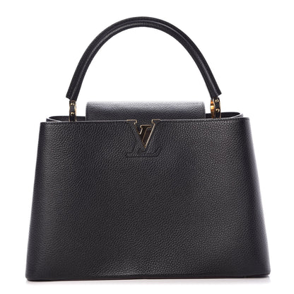 Louis Vuitton Taurillon Capucines MM Cobalt Fuchsia 1 of 6
