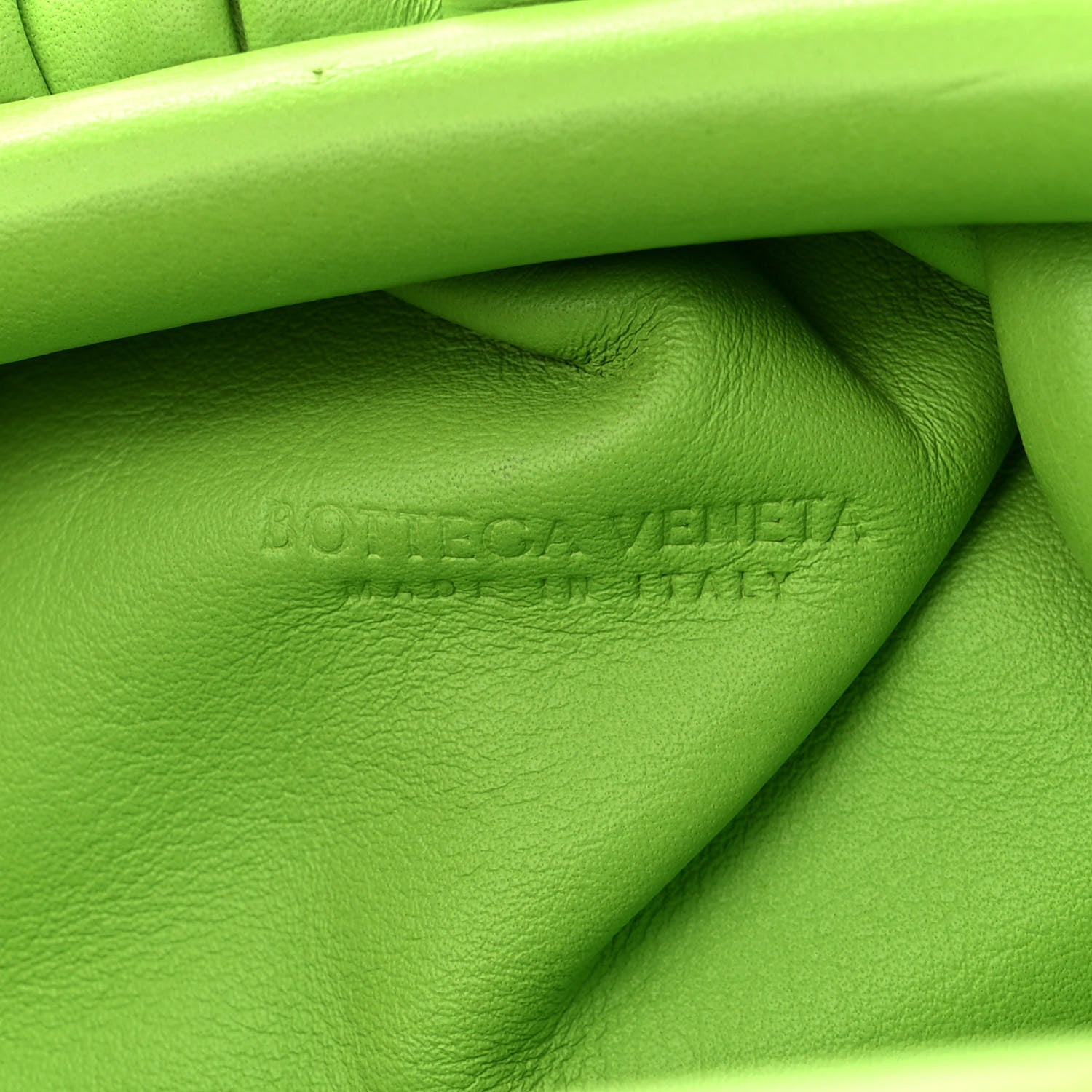 Bottega Veneta Butter Calfskin The Mini Pouch Acid Green 6 of 14
