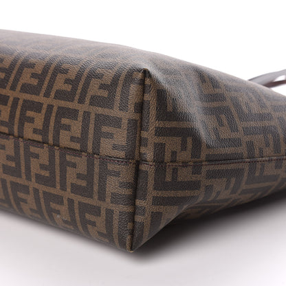 Fendi Zucca Spalmati Medium Roll Tote Tobacco Moro 7 of 15
