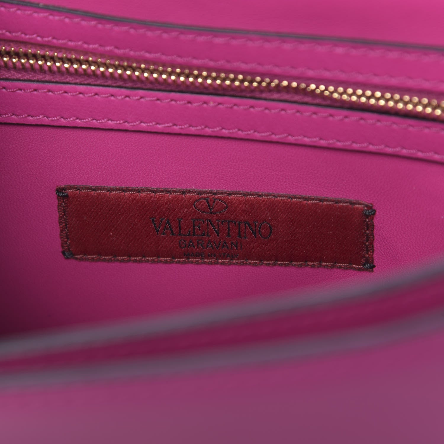 Valentino Garavani Vitello Turnlock Flap Shoulder Bag Deep Cyclamin 6 of 11