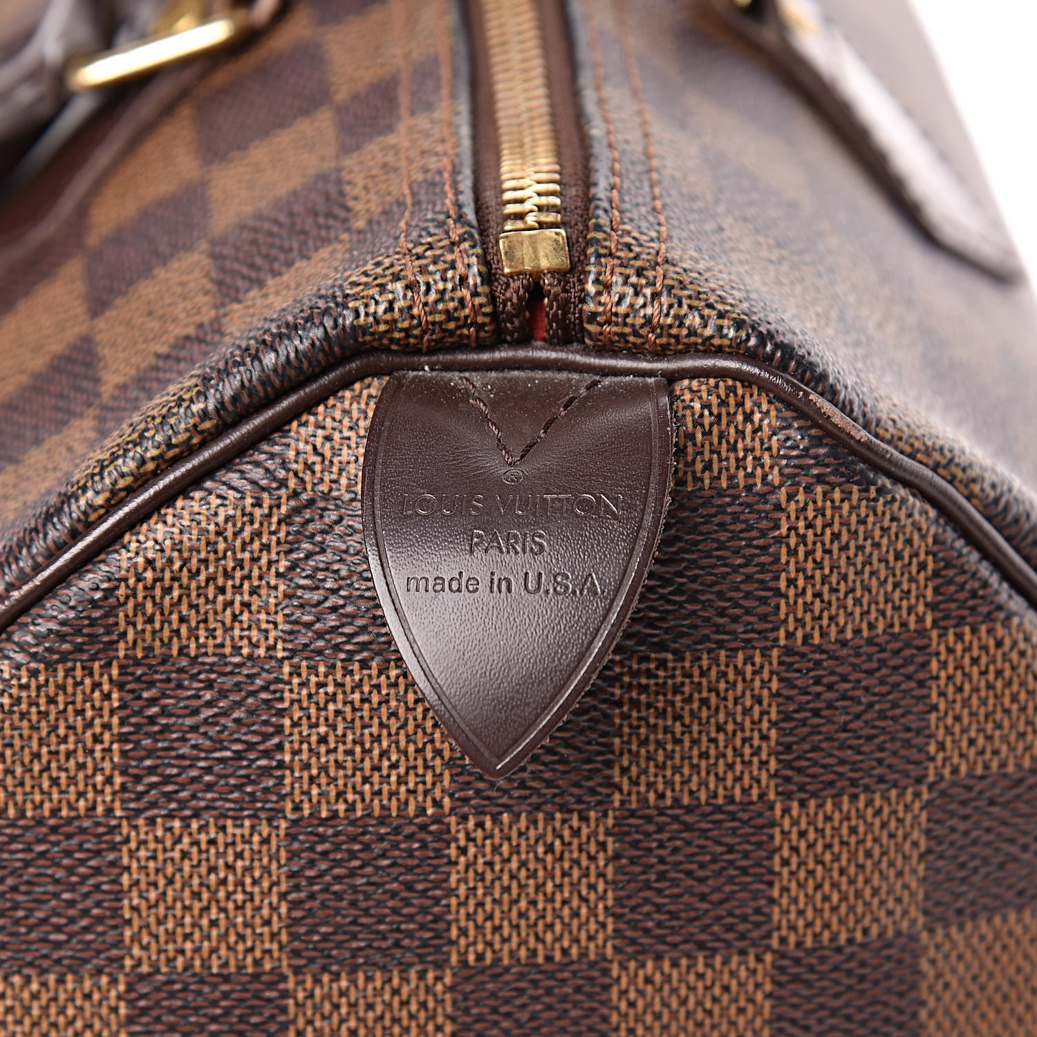 Louis Vuitton Damier Ebene Speedy 30 6 of 15