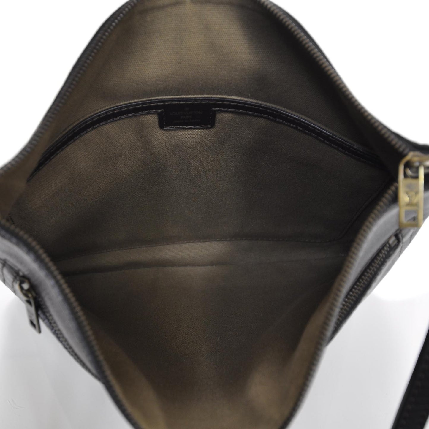 Utah Leather Sac Plat Messenger Coffee