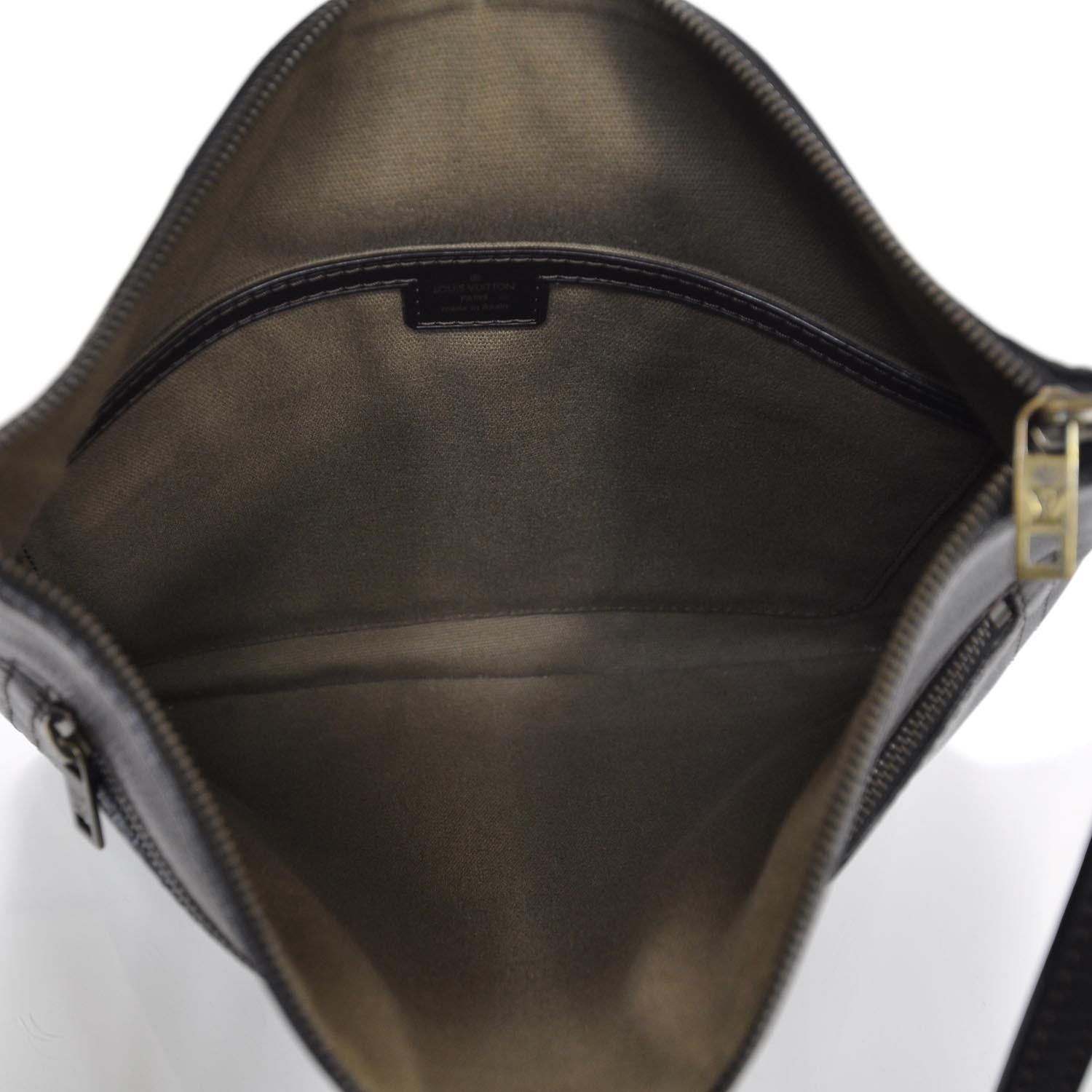 Louis Vuitton Utah Leather Sac Plat Messenger Coffee 6 of 8