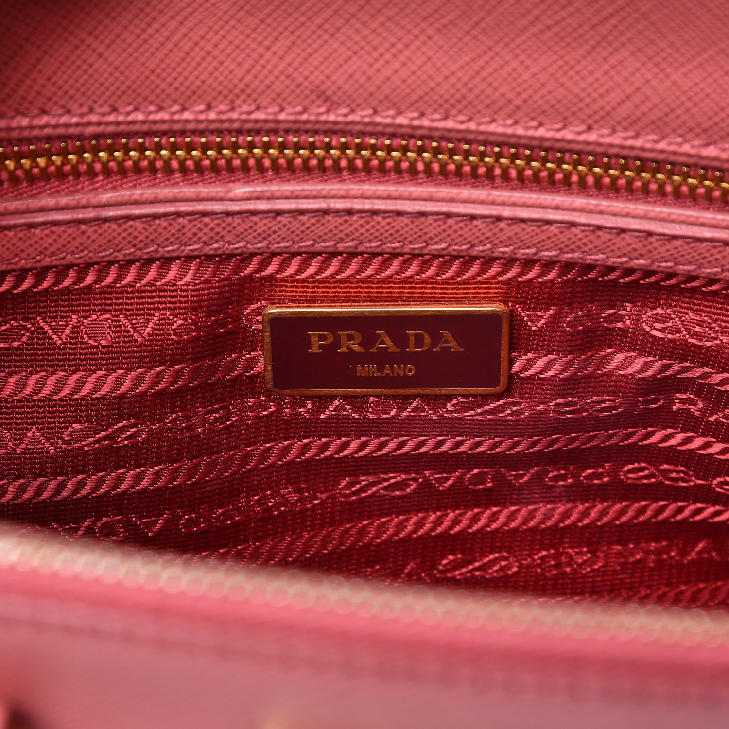 Prada Saffiano Mini Galleria Double Zip Tote Tamaris 6 of 13