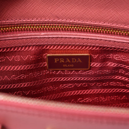 Prada Saffiano Mini Galleria Double Zip Tote Tamaris 6 of 13