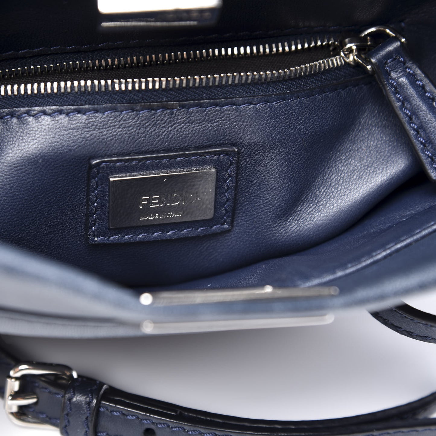 Nappa Mini Peekaboo Iconic Satchel Dark Blue
