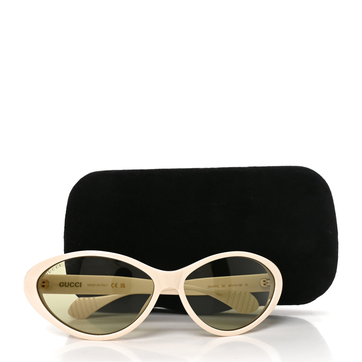 Acetate Cat Eye Sunglasses GG1377S White