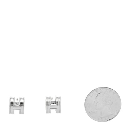 Hermes Palladium Pop H Earrings 2 of 4