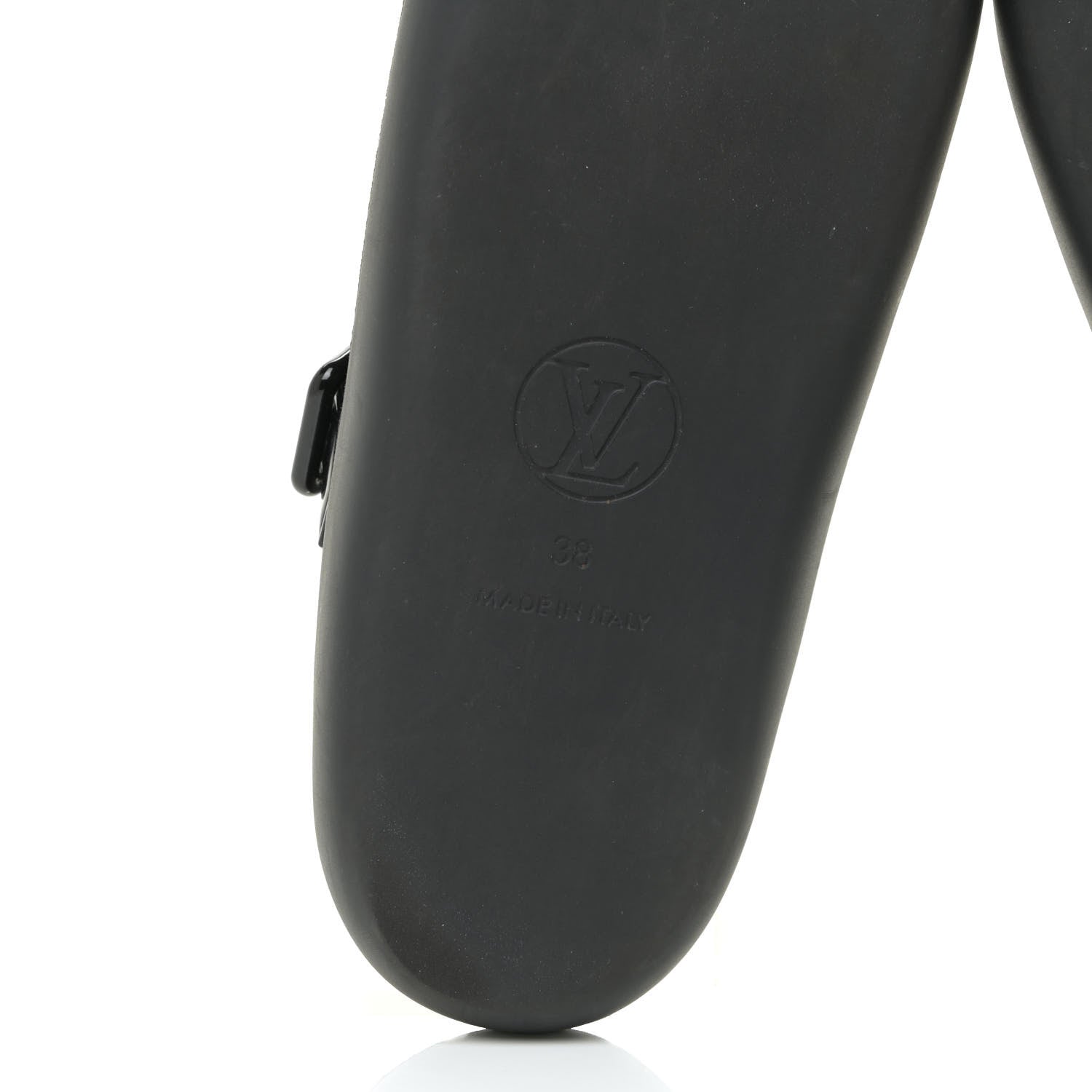 Louis Vuitton Monogram Sunbath Flat Mule Sandals 38 Black 8 of 12