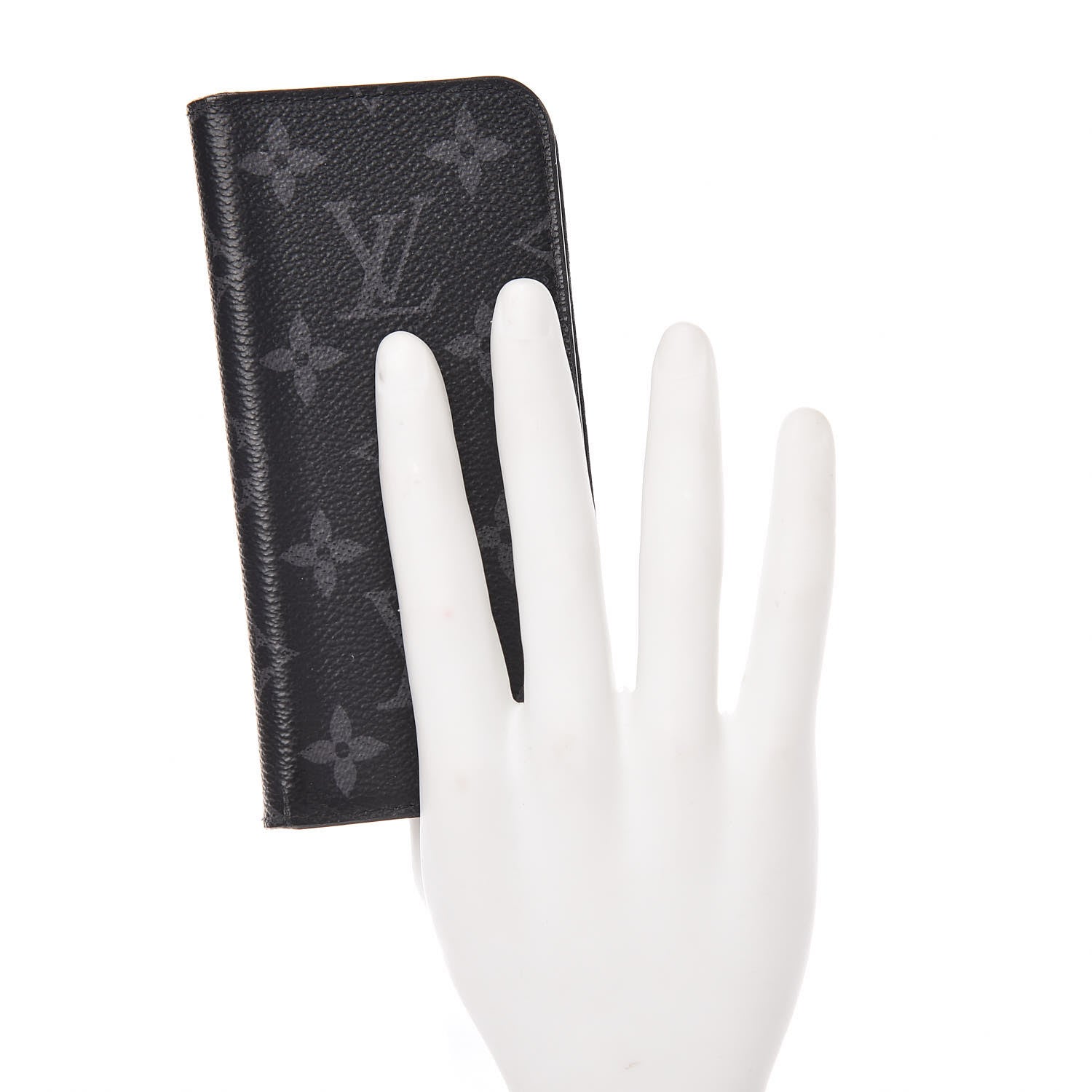 Louis Vuitton Monogram Eclipse iPhone X Folio Case 2 of 8