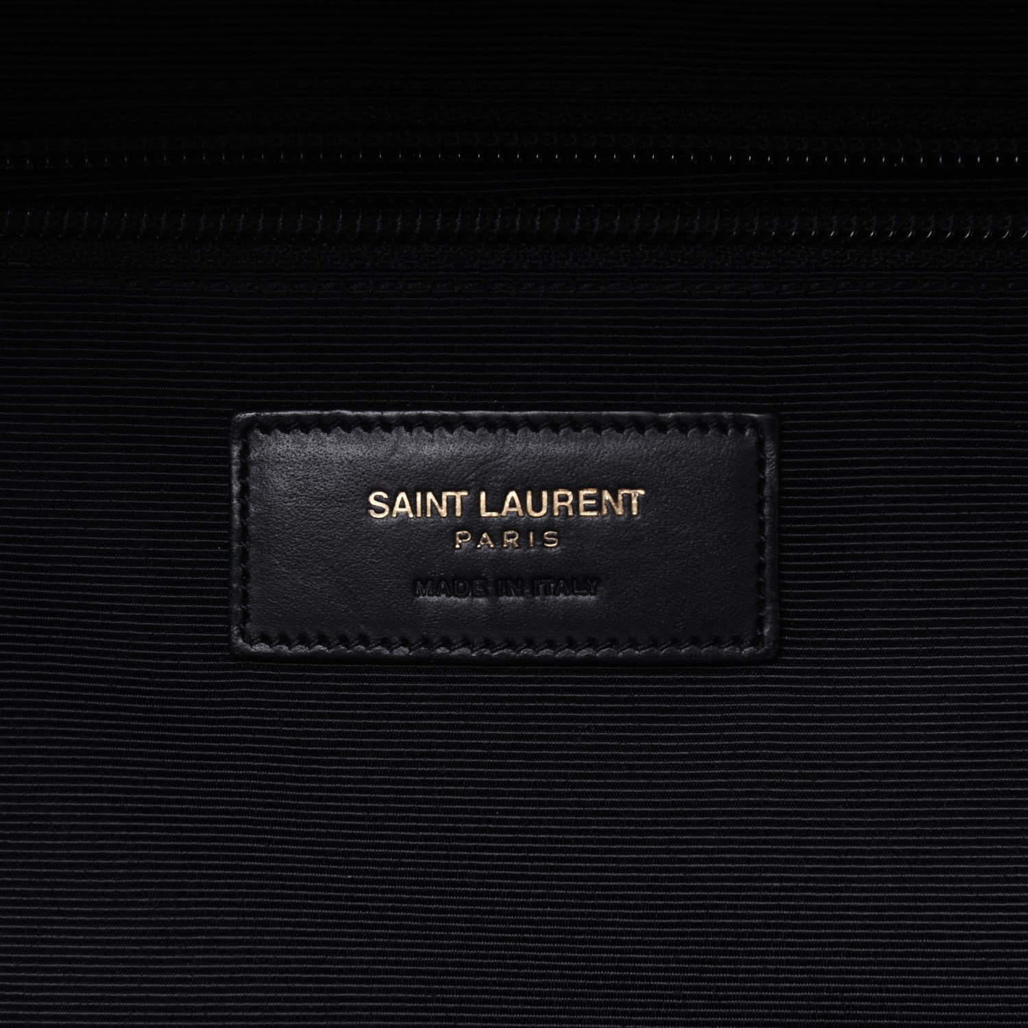 Saint Laurent Calfskin Checked Print Hunting Backpack Black White 5 of 15