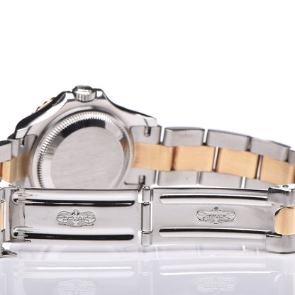 Rolex Stainless Steel 18K Yellow Gold 29mm Oyster Perpetual Date Yacht-Master Watch Champagne 169623 5 of 9