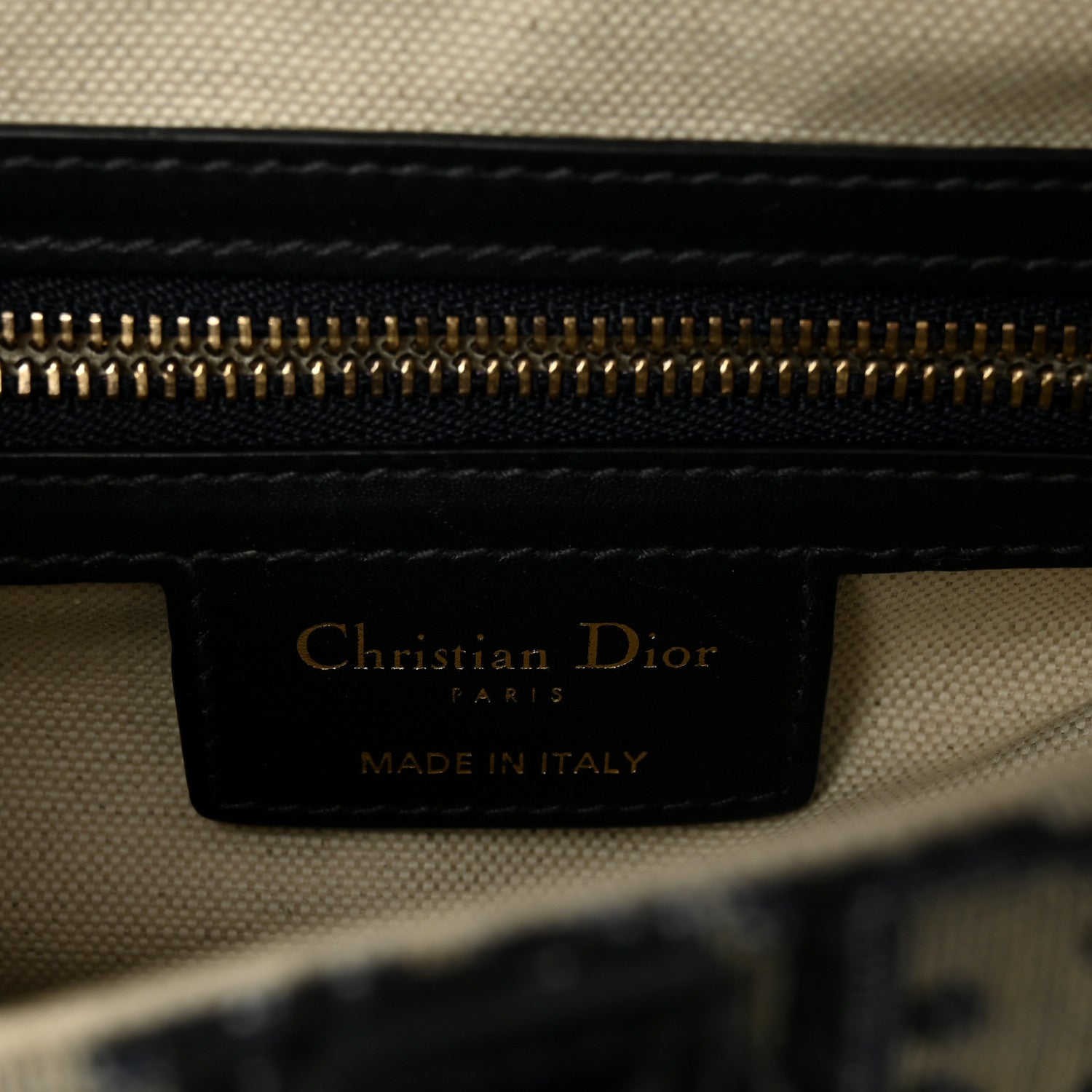Christian Dior Oblique Saddle Bag Blue 6 of 10