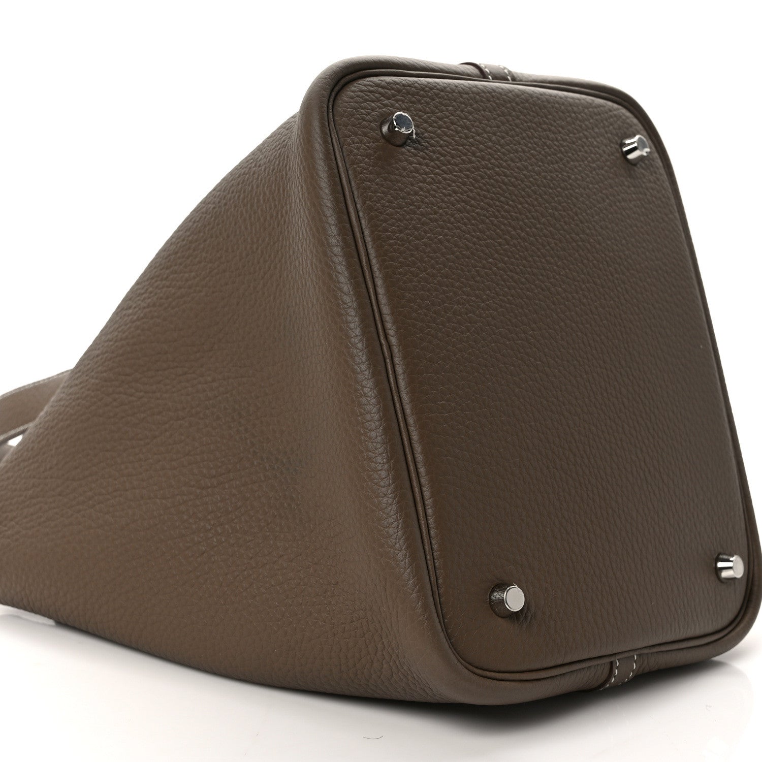 Hermes Taurillon Clemence Picotin Lock 22 MM Etoupe 7 of 9