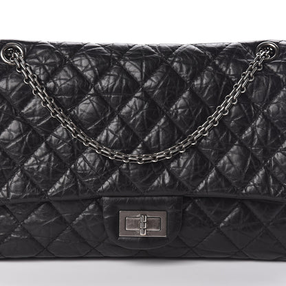 Chanel Aged Calfskin Quilted 2.55 Reissue 227 Flap Black 8 of 10